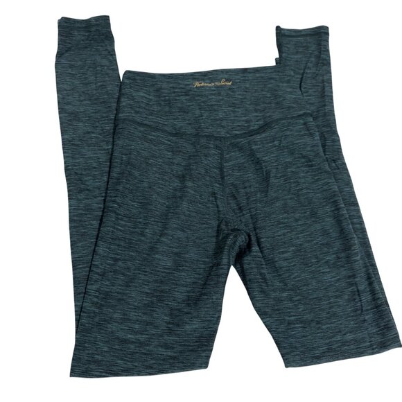 Victorias Secret Performance Leggings Sz small Heathered Green high waist sporty - Picture 2 of 10